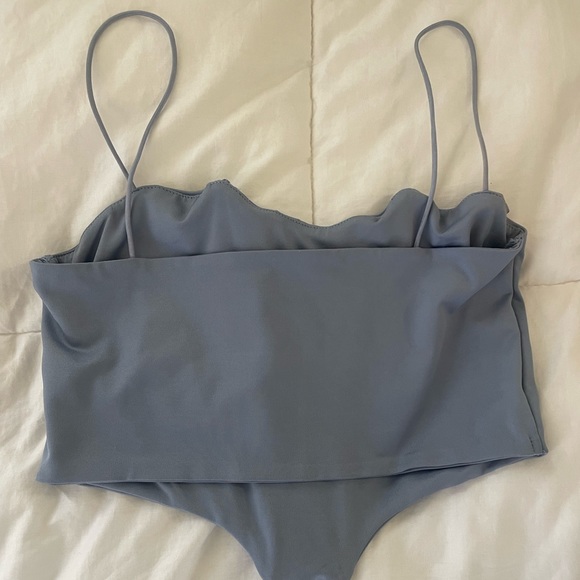 Amazon Blue corset crop top - Picture 3 of 4